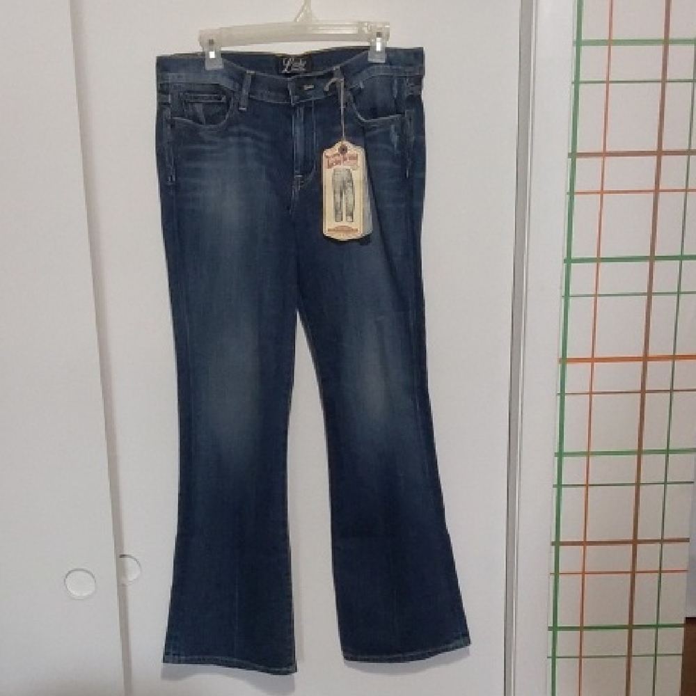 Lucky Brand Sweet N' Low  Women's Dark Blue Flare Jeans